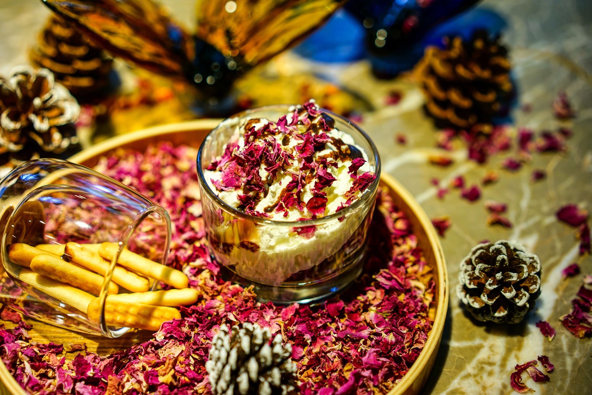 Oriental Flower Tiramisu